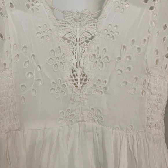 NWT FREE PEOPLE WOMEN'S IVORY LOTTIE DRESS - Picture 9 of 10